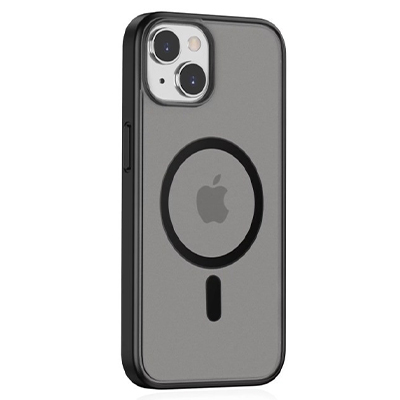 Чехол iPhone 14 Plus Gurdini Shockproof Case Magsafe, черный
