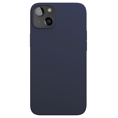 Чехол iPhone 13 mini "vlp" Silicone Case MagSafe, темно-синий