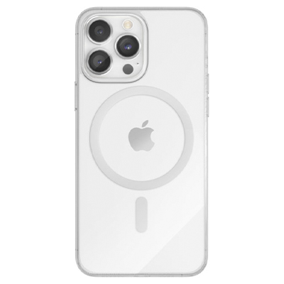 Чехол iPhone 14 Pro Max "vlp" Crystal Case MagSafe, прозрачный