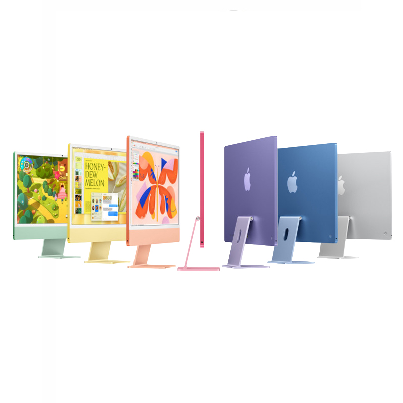 iMac 24" М4 Retina, 8C CPU, 8C GPU, 16/256 ГБ SSD, серебристый