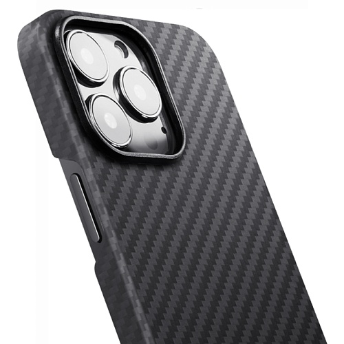 Чехол iPhone 13 Pro Pitaka Pitaka MagEZ Case 2 кевлар, черно-серый