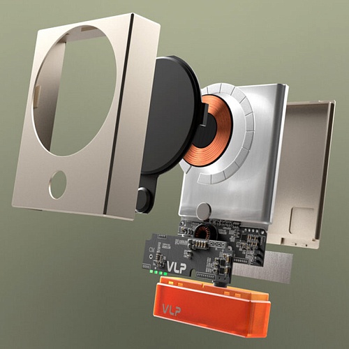 Аккумулятор внешний vlp Neo MagSafe, Qi2.2, 10000 mAh, 3A, USB-C,  серый