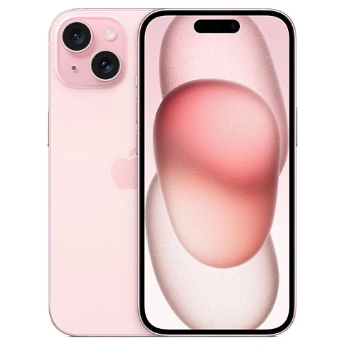 iPhone 15, 128 ГБ, розовый