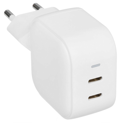 Сетевое Зарядное Устройство vlp G-Charge 45Вт USB-C+USB-C, PD, QC, белый