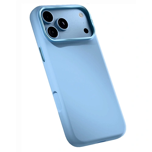 Чехол iPhone 18 Pro/17 Pro VLP Aster Pro Case с MagSafe, голубой