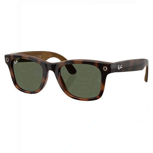 Умные Очки Ray-Ban Meta Wayfarer Gen 3, Polished Havana, Green, Размер M