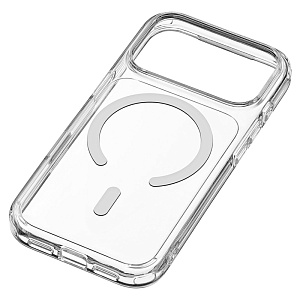 картинка Чехол iPhone 17 Pro uBear Real Mag Case, MagSafe, прозрачный