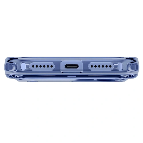 Чехол iPhone 18 Pro/17 Pro Uniq LifePro Xtreme Crystal MagSafe, голубой