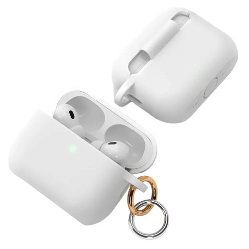 Чехол Для AirPods Pro 3 VLP Charm Case Силиконовый, белый