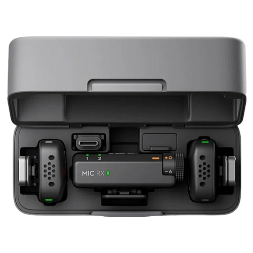 Беспроводной Микрофон DJI Mic Mini (2TX+1RX+ Charging Case), черный