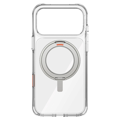 Челох iPhone 17 Pro Max Uniq Swivix with 360-Rotating stand Magsafe, прозрачный