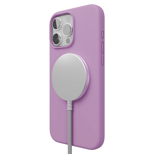 Чехол iPhone 16 Pro Max vlp Aster Case С MagSafe, лавандовый