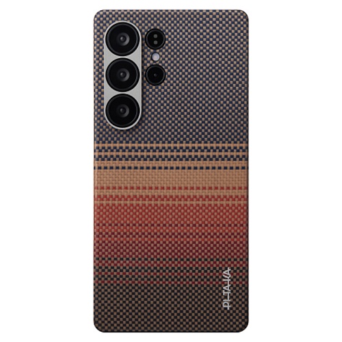 Чехол Для Samsung S25 Ultra Pitaka Tactile Woven Case, Sunset