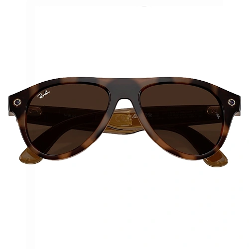 Умные Очки Ray-Ban Meta Aviator Gen 3, Polished Havana, Clear/Brown Transitions, Размер M