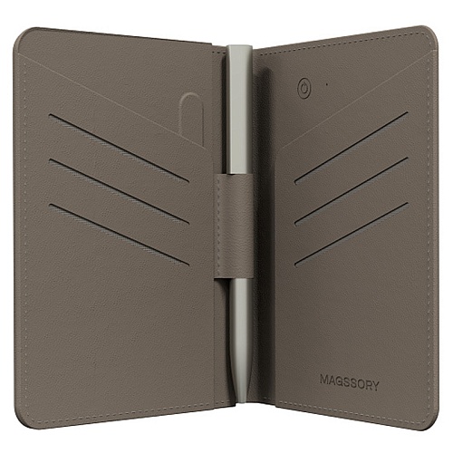 Обложка Для Паспорта Magssory Ultima Geo Passport Cover, с поддержкой Find My, латте