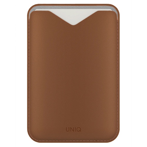 Картхолдер Uniq Lyden EVO Magnetic cardholder with Stand, карамельный