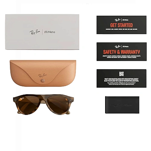 Умные Очки Ray-Ban Meta Aviator Gen 3, Shiny Havana, Dark Brown, Размер M