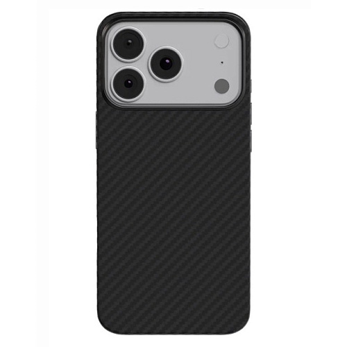 Чехол iPhone 17 Pro Max AceCase Kevrox Эстетик, черный