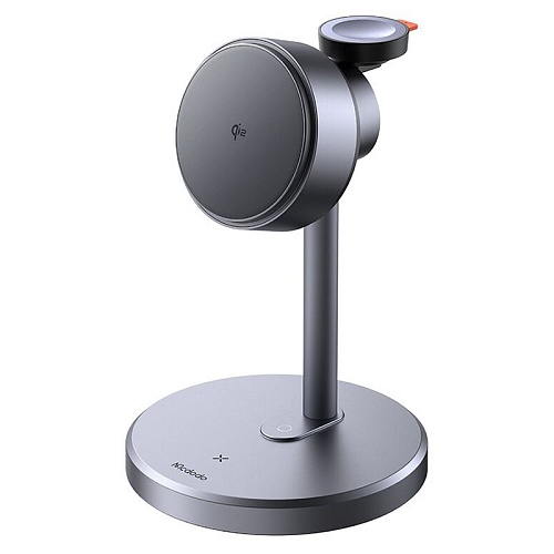 Беспроводная Зарядная Станция MCDODO 3in1 MagQ Qi2 Wireless Charging Stand, черный