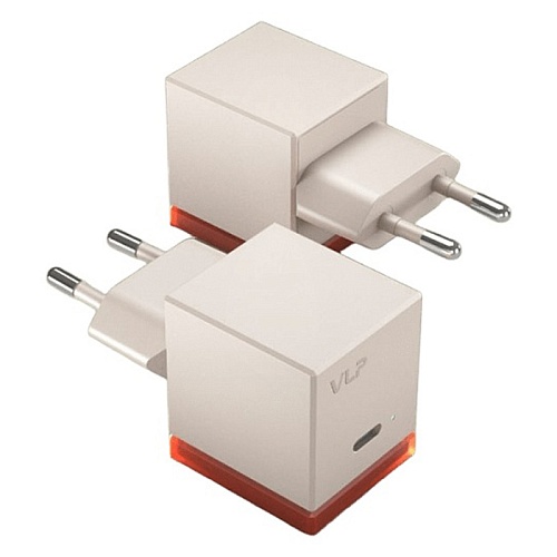 Сетевое зарядное устройство vlp Neo 45Вт USB-С, PD 3.2 AVS, QC, серый