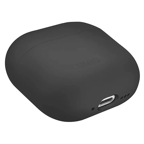 Чехол Airpods 4 Uniq LINO Liquid silicone, серый
