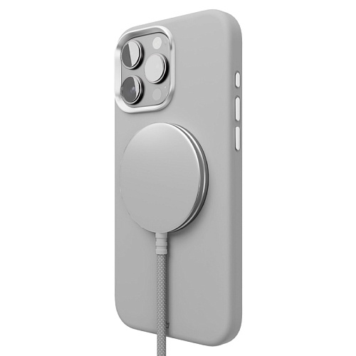Чехол iPhone 16 Pro Max vlp Aster Pro Case с MagSafe, серый