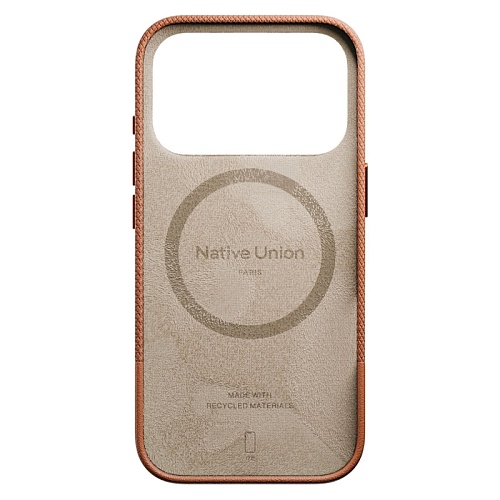 Чехол iPhone 17 Pro Native Union Classic Case MagSafe, коричневый