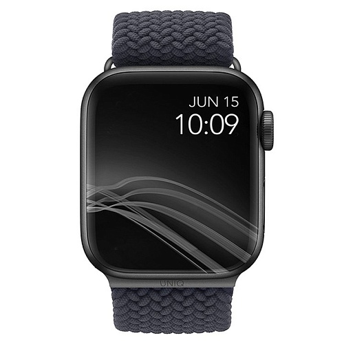 Ремешок Uniq  ASPEN Strap Braided Для Apple Watch 42/41/40 mm, серый