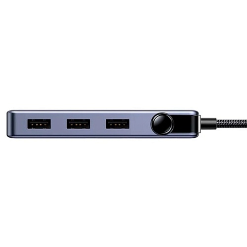 Хаб Ugreen UNO, CM888 , 7 в 1, серый