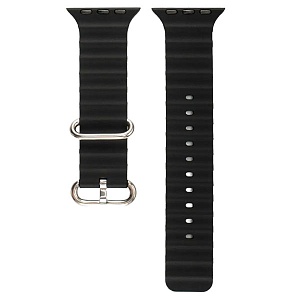 картинка Ремешок Gurdini Ocean Band для Apple Watch 42/44/45/49мм, черный