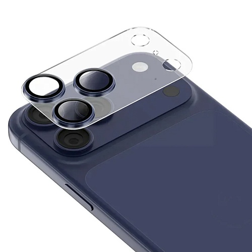 Линзы Защитнные На Камеру Для iPhone 17 Pro Keephone Reggio Lens, синий