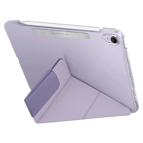Чехол iPad Mini 6 (2021) / 7 A17 Pro (2024) Uniq Camden Anti-microbial, фиолетовый