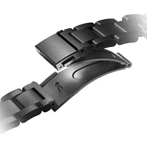Ремешок стальной  UNIQ OSTA для Apple Watch 49/45/44/42, черный