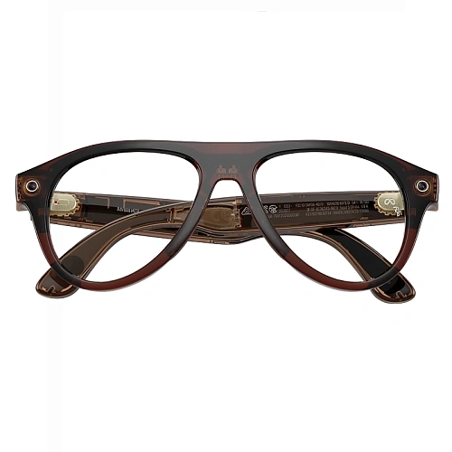 Умные Очки Ray-Ban Meta Aviator Gen 3, Polished Transparent Umber, Clear/Jade Transitions, Размер M