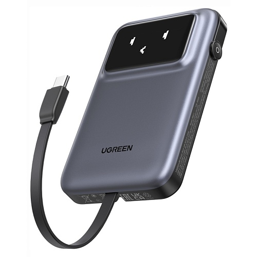 Внешний Аккумулятор Ugreen UNO, 10000 mAh, серый
