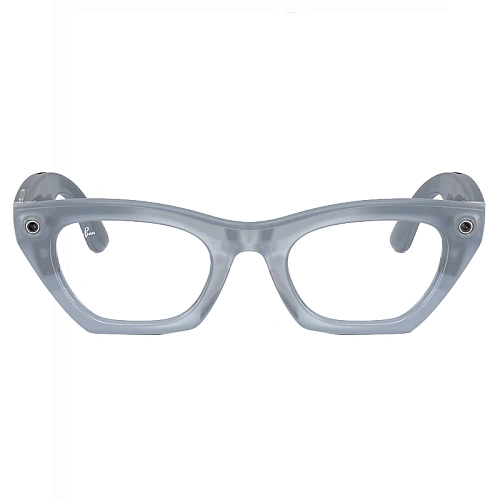Умные Очки Ray-Ban Meta Zena Gen 3, Polished Milky Grey Lilac, Clear/Copper Transitions, Размер M