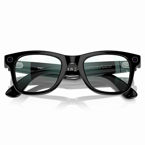 Умные Очки Ray-Ban Meta Wayfarer Gen 2, Matte Black, Clear (53-22-155mm)