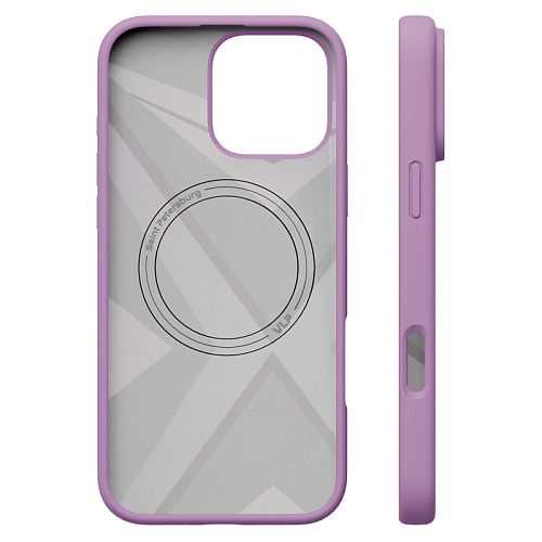 Чехол iPhone 16 Pro Max vlp Aster Case С MagSafe, лавандовый