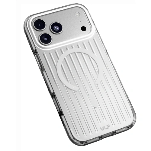 Чехол iPhone 18 Pro Max/17 Pro Max VLP Pulse Case с MagSafe, серебристый