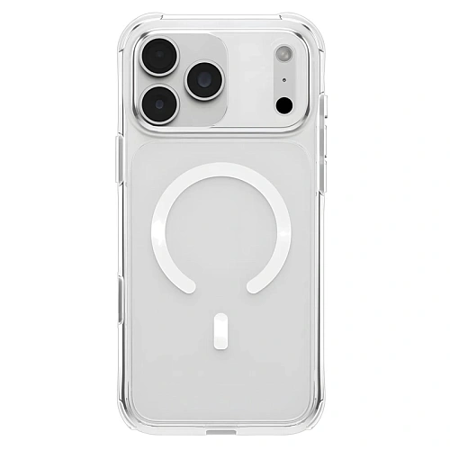 Чехол iPhone 18 Pro/17 Pro Uniq LifePro Xtreme Crystal MagSafe, прозрачный