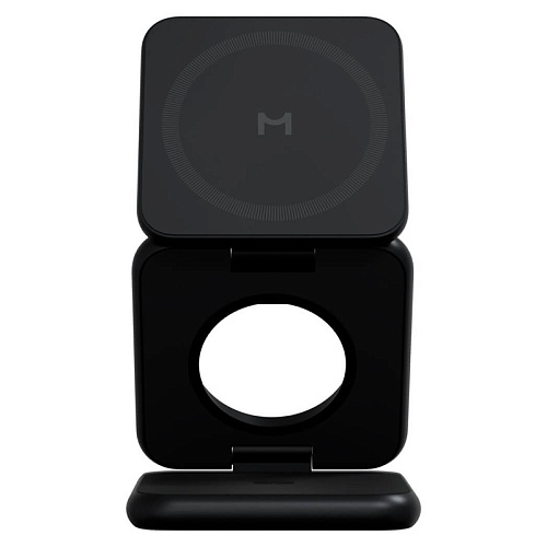 Беспроводное зарядное устройство Magssory Fold Pro 3в1, с MagSafe, совместимое с Qi2, черный