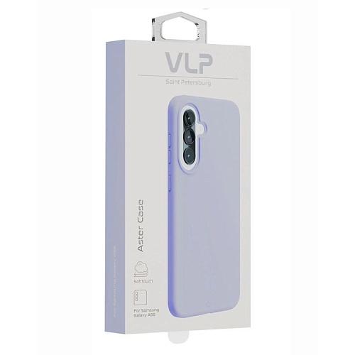Чехол Samsung A56 VLP Aster Case Силиконовый, лавандовый