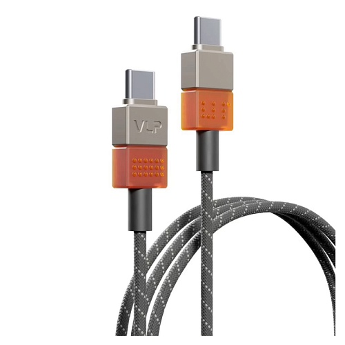Дата-кабель vlp Neo USB-C, 100W, 1.5, серый