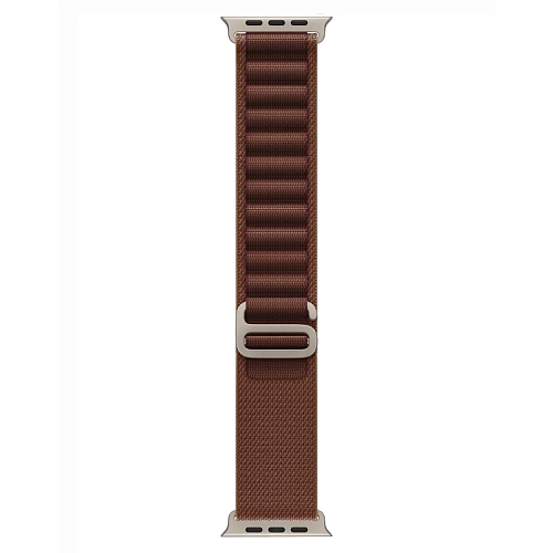 Apple Watch Ultra 4, 49 мм, корпус из натурального титана, Alpine Loop бургунди