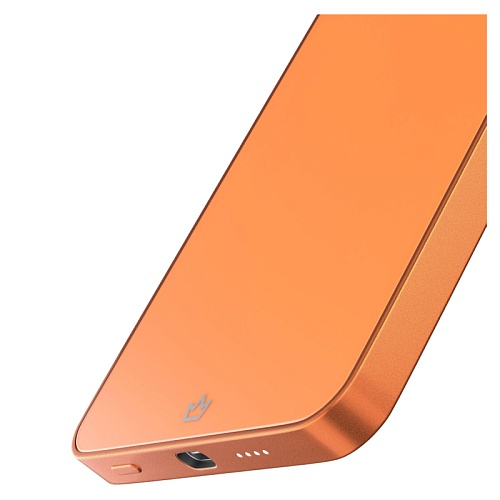 Аккумулятор Внешний vlp Diamond Energy MagSafe, Qi2, 5000 mAh, 3A, USB-C, космический оранжевый