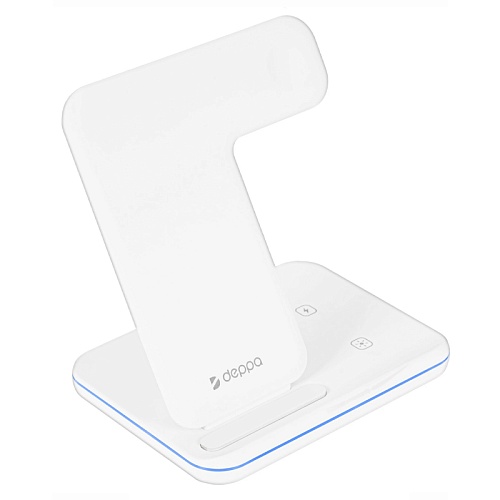 Беспроводная Зарядная Станция Deppa (3В1) Charging Stand Neo 20 Вт, белый