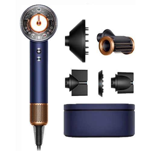 Фен Dyson Supersonic HD16, синий, медный