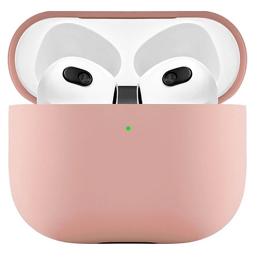 Чехол Airpods 3 uBear Touch 0,8 мм, светло-розовый