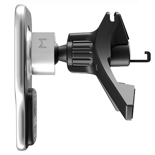 Автомобильный Держатель Magssory Prime Geo MagSafe Совместимый с Find My Комплект, серебристый