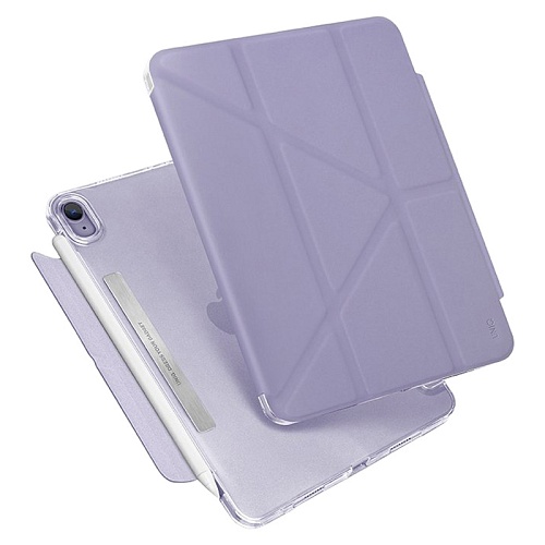 Чехол iPad Mini 6 (2021) / 7 A17 Pro (2024) Uniq Camden Anti-microbial, фиолетовый